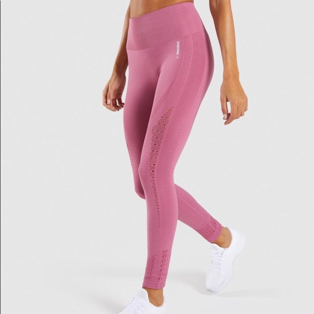 Gymshark Pink M energy seamless leggings